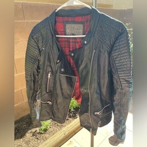 Faux Leather Jacket